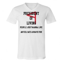 Unisex V-Neck Jersey Tee