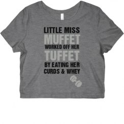 Ladies Slim Fit Crop Top Tee