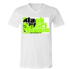 Unisex V-Neck Jersey Tee