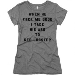 Ladies Slim Fit Super Soft Triblend Tee