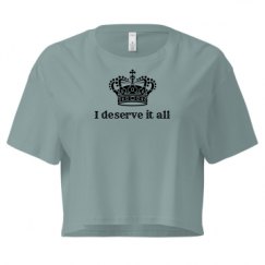 Ladies Festival Cali Crop Top Tee