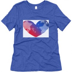 Ladies Relaxed Fit Super Soft Triblend Tee