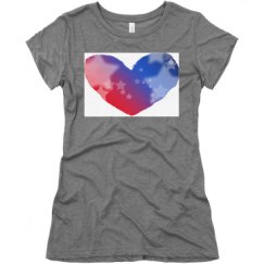Ladies Slim Fit Super Soft Triblend Tee