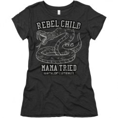 Ladies Slim Fit Super Soft Triblend Tee