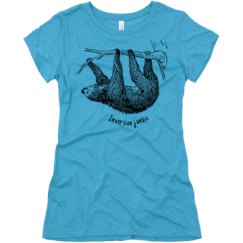Ladies Slim Fit Super Soft Triblend Tee