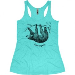 Ladies Slim Fit Super Soft Racerback Triblend Tank