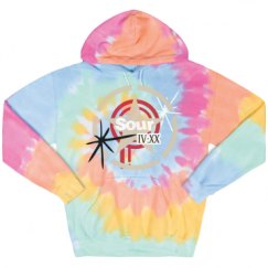 Unisex Tie-Dye Fleece Hoodie