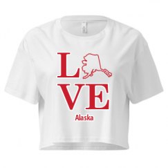 Ladies Festival Cali Crop Top Tee