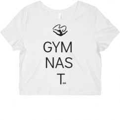 Ladies Slim Fit Crop Top Tee