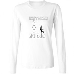 Ladies Relaxed Fit Basic Long Sleeve Tee