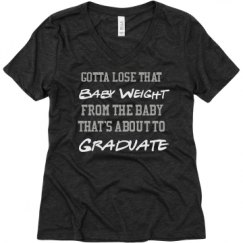 Ladies Relaxed Fit Super Soft Triblend V-Neck Tee