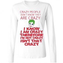 Ladies Relaxed Fit Basic Long Sleeve Tee