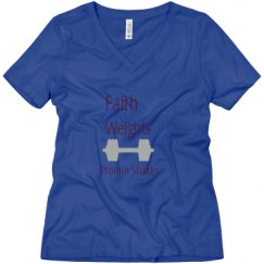 Ladies Relaxed Fit V-Neck Tee