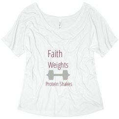 Ladies Flowy Slouchy Tee