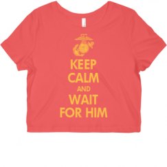 Ladies Slim Fit Crop Top Tee