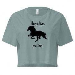 Ladies Festival Cali Crop Top Tee