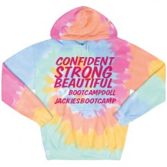 Unisex Tie-Dye Fleece Hoodie