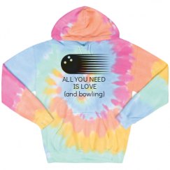 Unisex Tie-Dye Fleece Hoodie