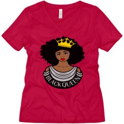 Ladies Relaxed Fit V-Neck Tee