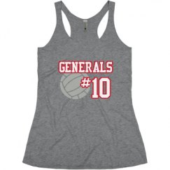 Ladies Slim Fit Super Soft Racerback Triblend Tank