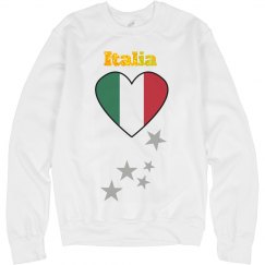 Italia flag sweater