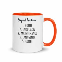 11oz Ceramic Mug with Color Inside