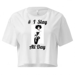 Ladies Festival Cali Crop Top Tee