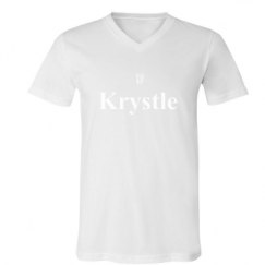 Unisex V-Neck Jersey Tee