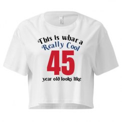 Ladies Festival Cali Crop Top Tee