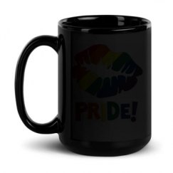 15oz Black Glossy Mug