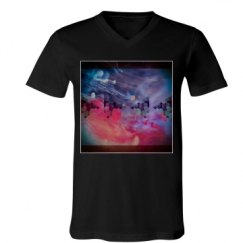 Unisex V-Neck Jersey Tee