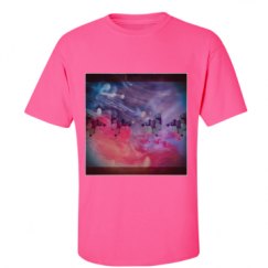 Unisex Ultra Cotton Safety Neon Crewneck Tee