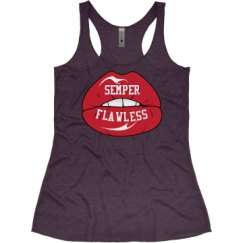 Ladies Slim Fit Super Soft Racerback Triblend Tank