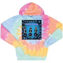 Unisex Tie-Dye Fleece Hoodie
