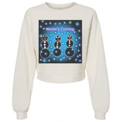 Women's Raglan Pullover Fleece