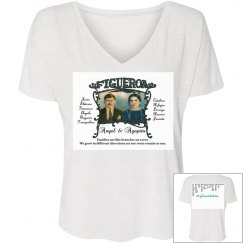 Fig Family Tree Womens V-Tee 2