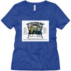 Ladies Relaxed Fit V-Neck Tee