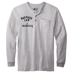 Unisex Carhartt Long Sleeve Henley Tee