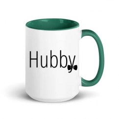 15oz Ceramic Mug with Color Inside