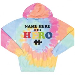 Unisex Tie-Dye Fleece Hoodie