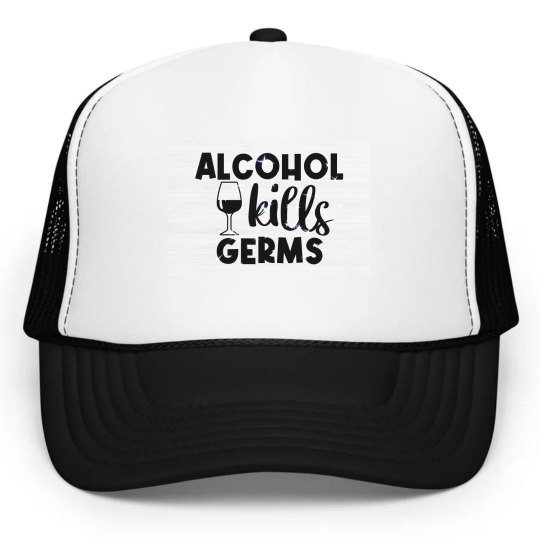 Alcohol Kills Germs Hat 