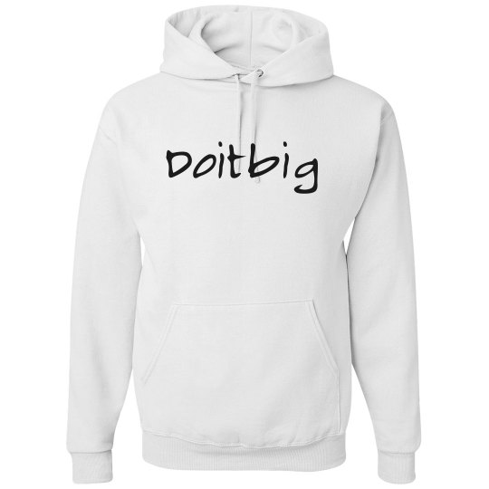 All white customized Hoodie 2.0