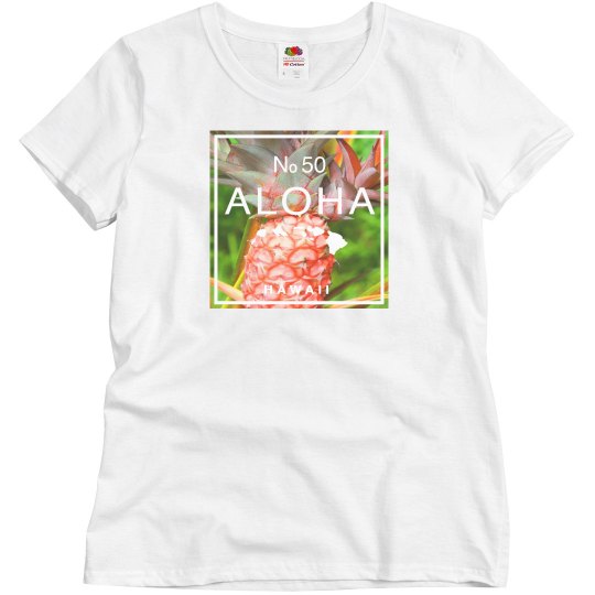 Aloha Hawaii Island Red Pineapple Shirt