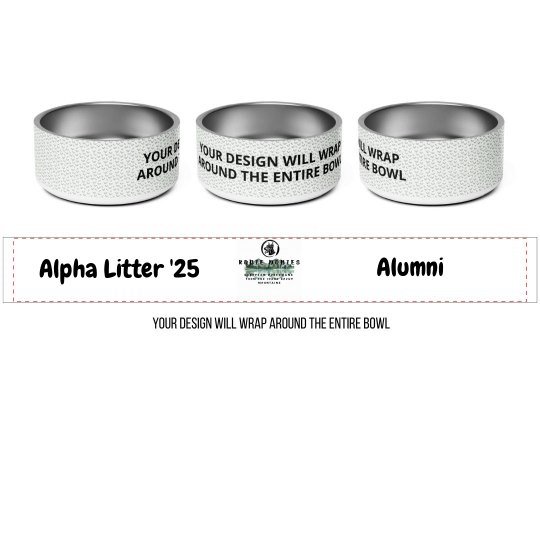 Alpha Litter Alumni Pet Bowl