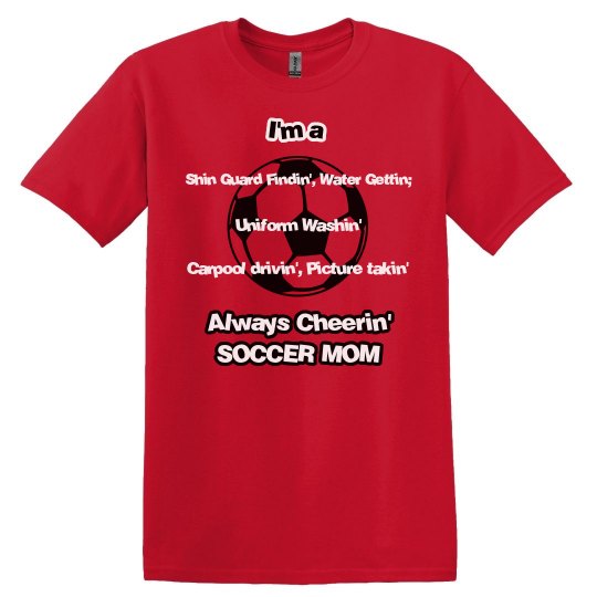 Always Cheerin' Soccer Mom