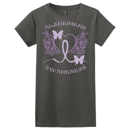 Alzheimers Awareness Purple Tee