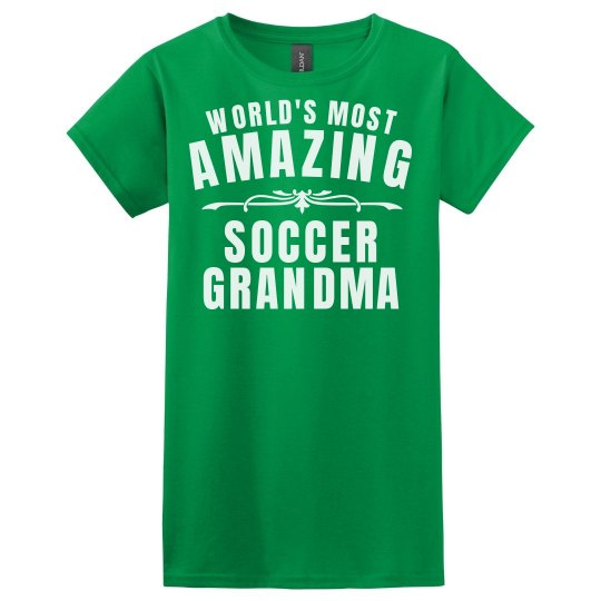 Amazing soccer Grandma