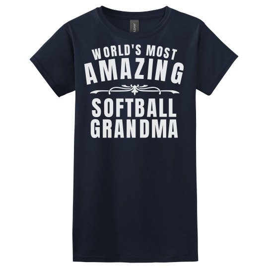 Amazing softball Grandma