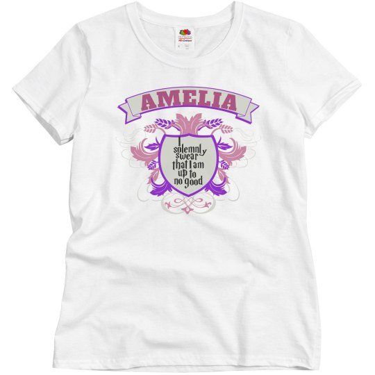 Amelia up to no good