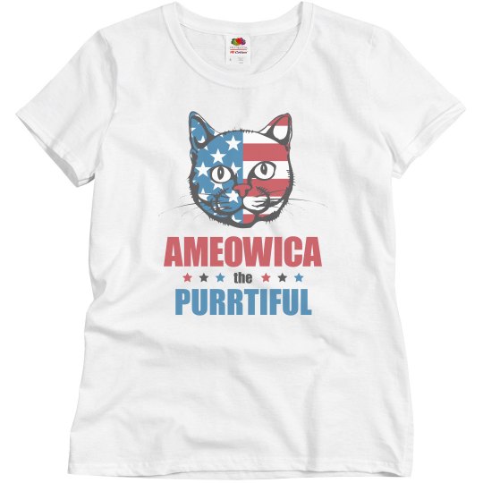 Ameowica Purrtiful Patriotic Cat Ameowica Purrtiful Patriotic Cat